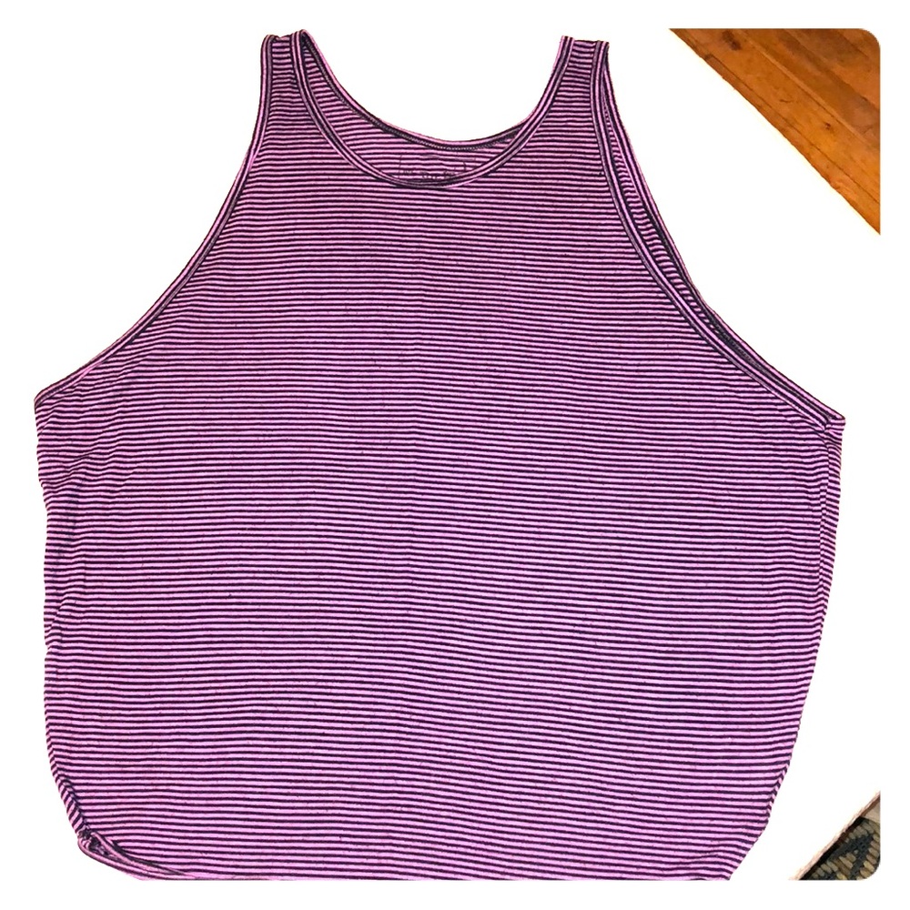We The Free Striped Cotton Tank